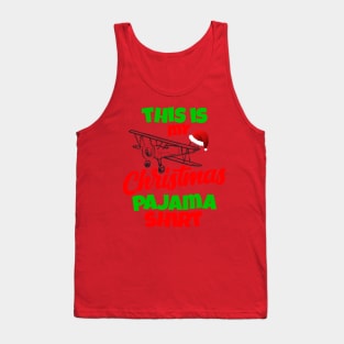 This is my Plane Christmas Pajama Tank Top